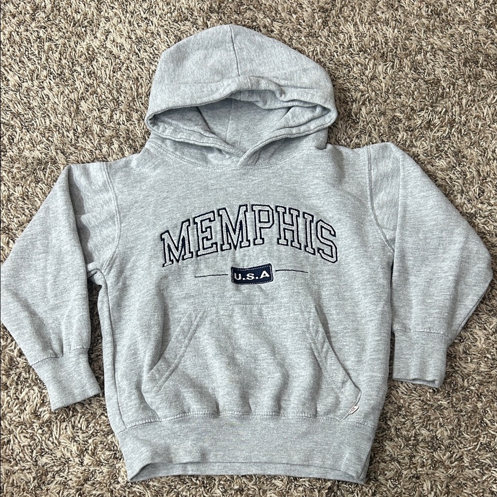 Rag Wear Gray Kids Hoodie with Memphis Print Sz S